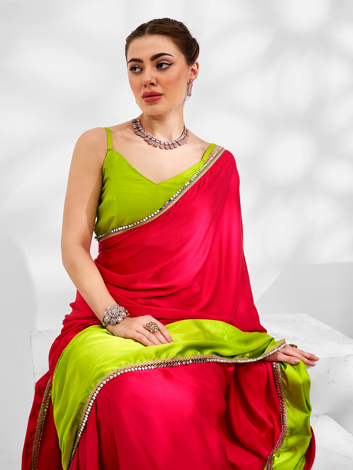 Designer Japan Silk Saree for Weddings & Special Events | Elegant Art Silk Blouse