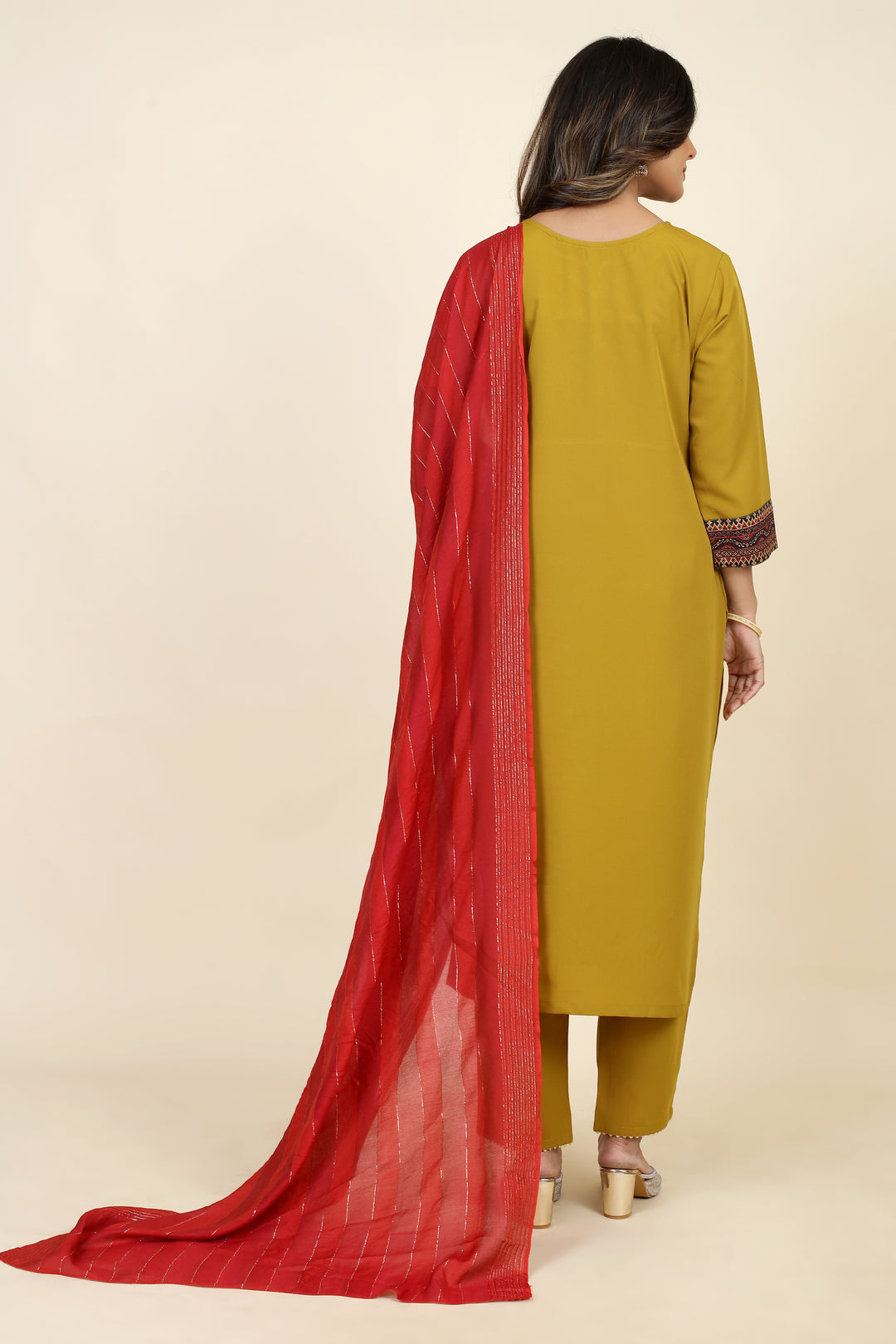 Attractive Readymade Suits | Digital Print Crepe Fabric with Dupatta