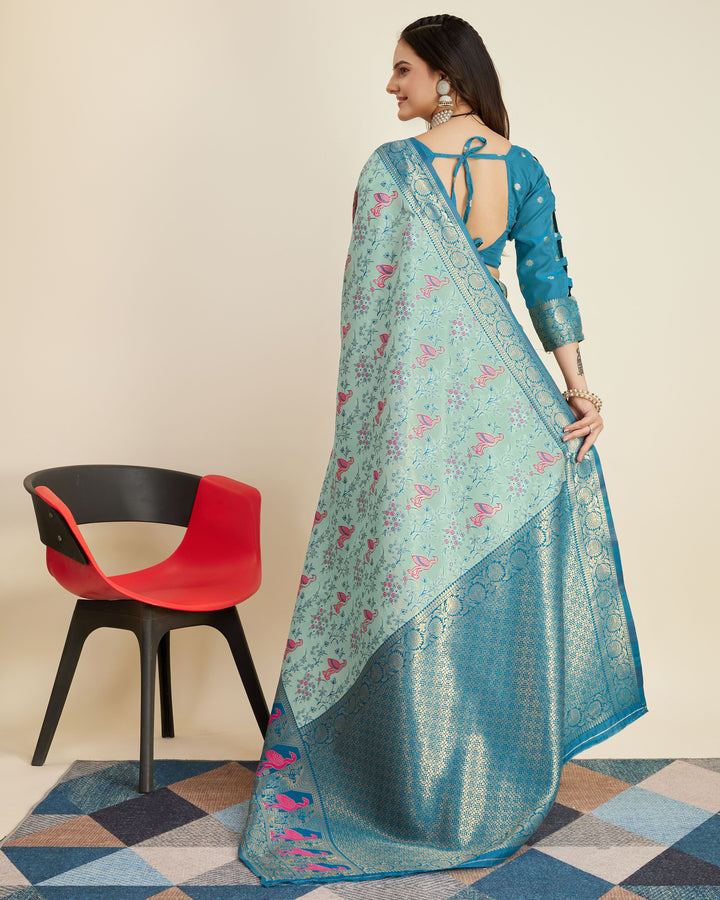 Gorgeous Banarasi Silk Saree with | A Graceful Addition to Your Wardrobe