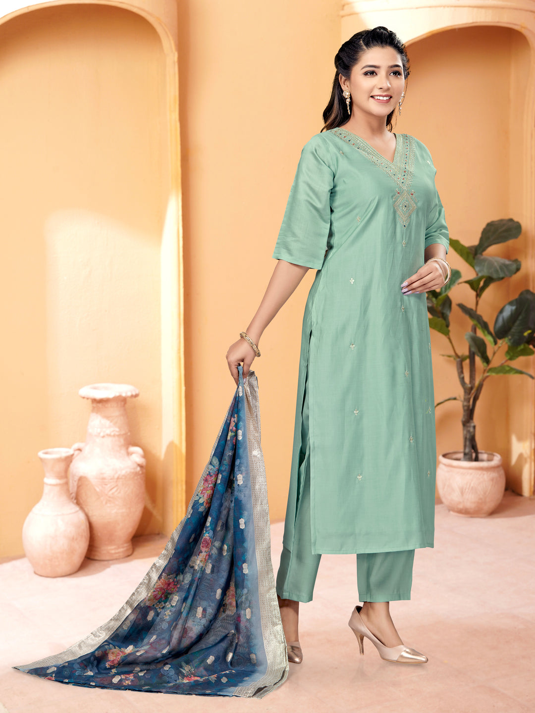 Designer Kurti Set | Perfect for Weddings, Parties & Office Wear