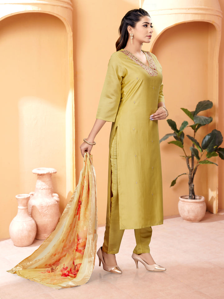 Stylish Kurti Set for Women | Calf-Length Top with Matching Bottoms