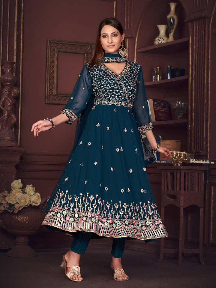 Designer Anarkali Suits | Ankle-Length Elegance for Special Events