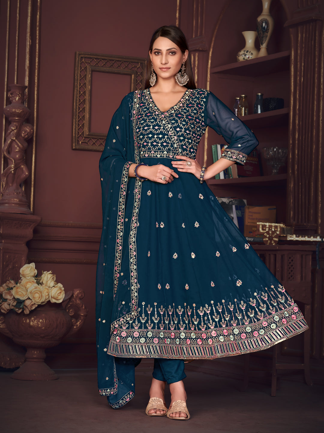 Designer Anarkali Suits | Ankle-Length Elegance for Special Events