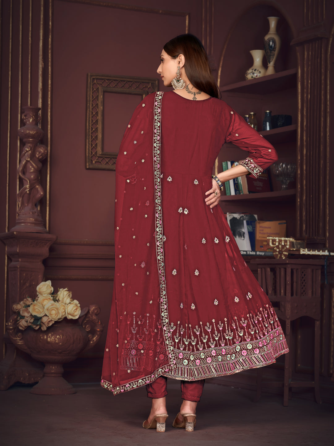 Designer Anarkali Suits | Ankle-Length Elegance for Special Events