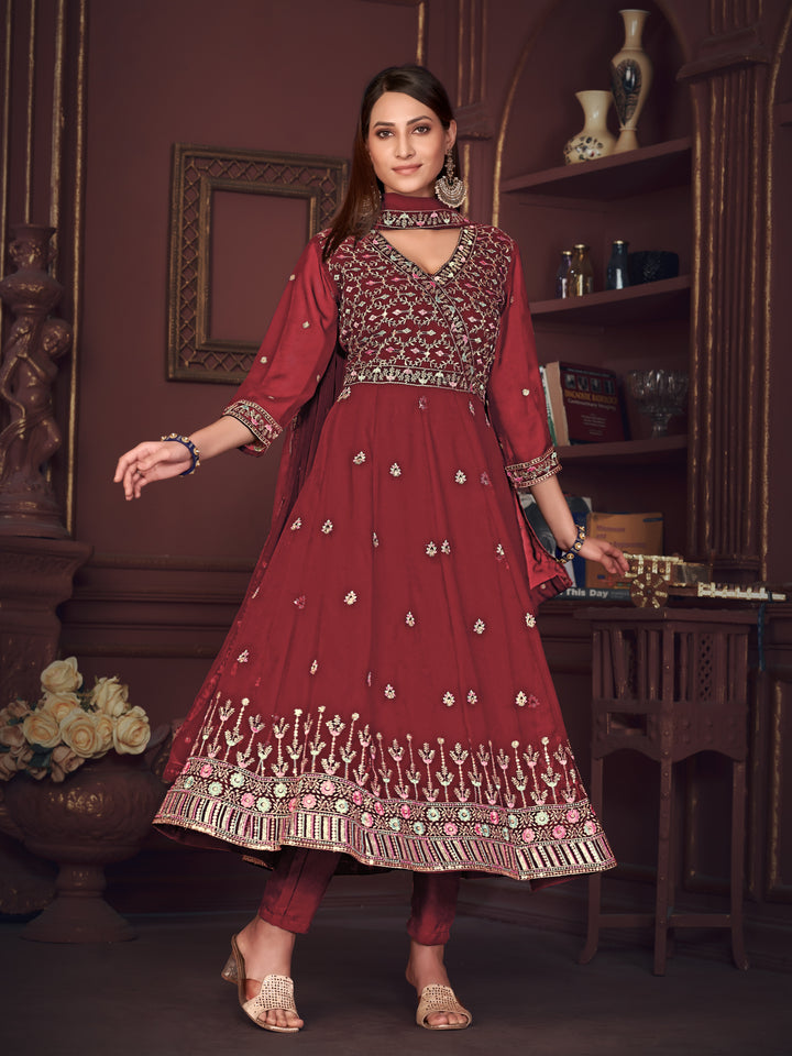 Designer Anarkali Suits | Ankle-Length Elegance for Special Events