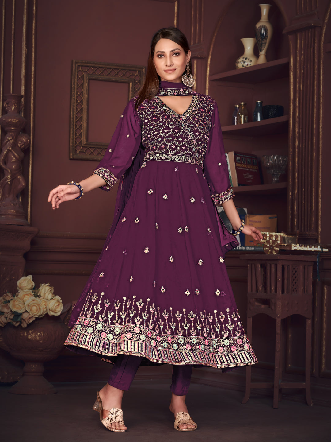 Designer Anarkali Suits | Ankle-Length Elegance for Special Events