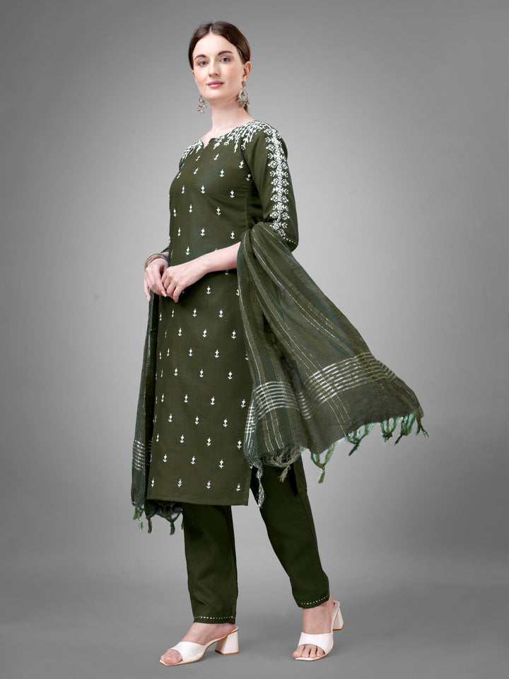 Classic Kurti Set for Women | Printed & Embroidered Elegance