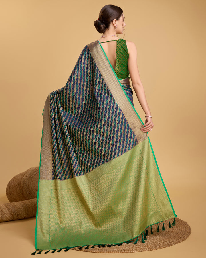 Designer Patola Silk Saree | Jacquard Weaving for Special Events & Festivities