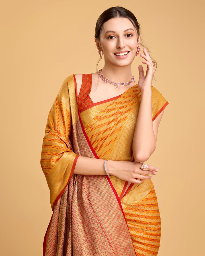 Designer Patola Silk Saree | Jacquard Weaving for Special Events & Festivities