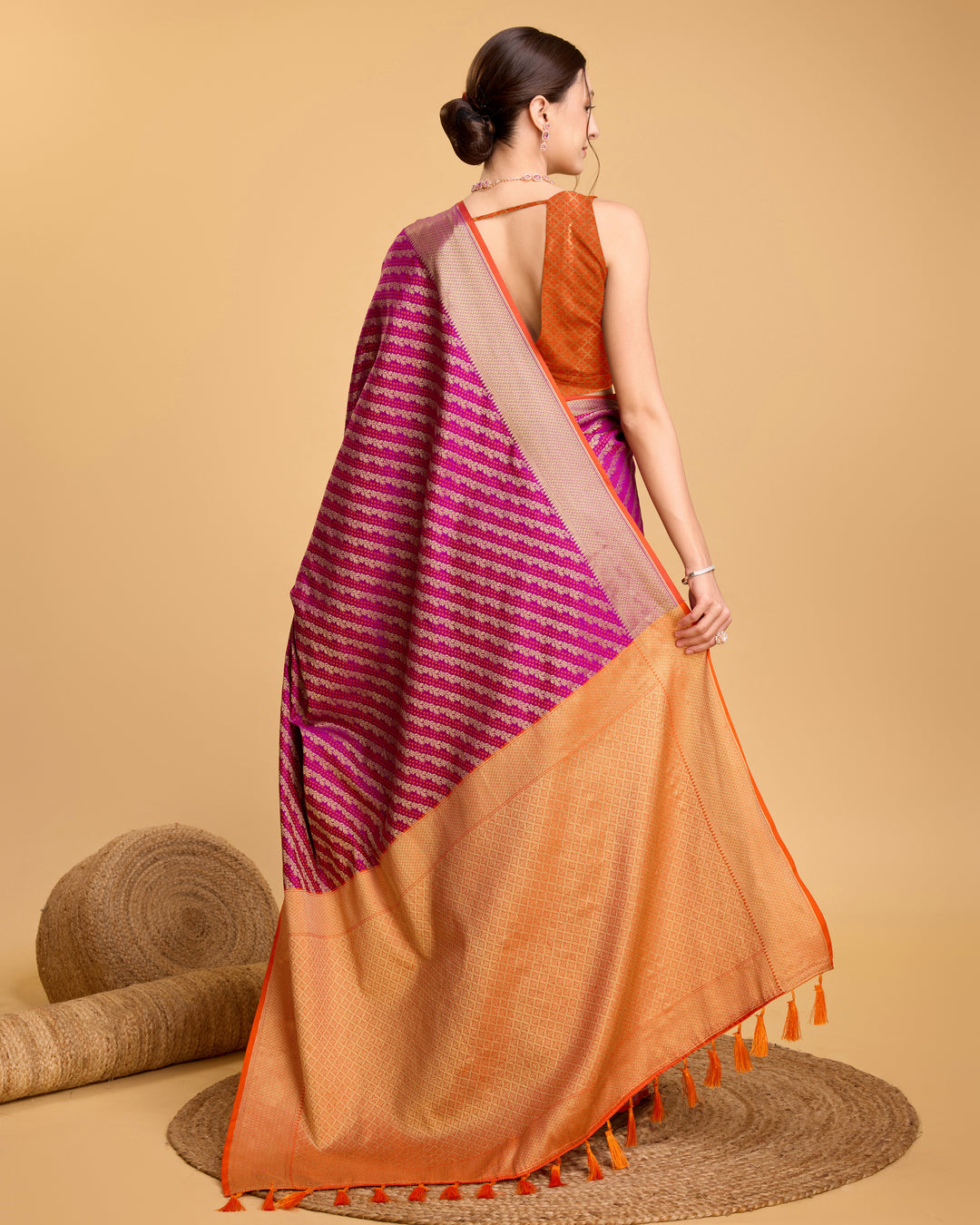 Designer Patola Silk Saree | Jacquard Weaving for Special Events & Festivities