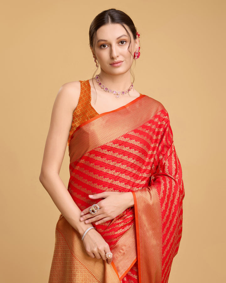 Designer Patola Silk Saree | Jacquard Weaving for Special Events & Festivities