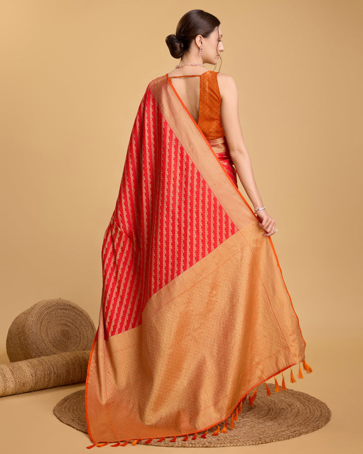 Designer Patola Silk Saree | Jacquard Weaving for Special Events & Festivities