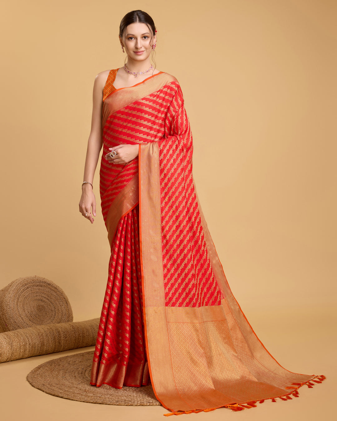 Designer Patola Silk Saree | Jacquard Weaving for Special Events & Festivities