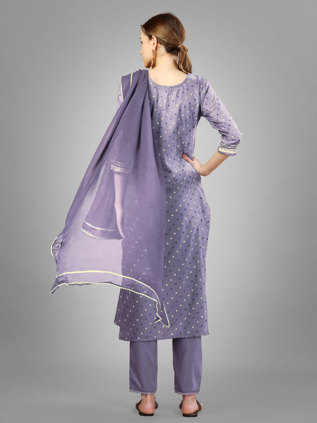 Modern Silk Blend Kurti Set | Exquisite Embroidery & Style