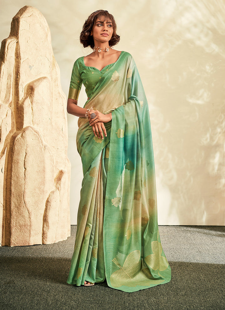 Handloom-Khadi Designer Saree | Festive Party Wear with Unique Weaving