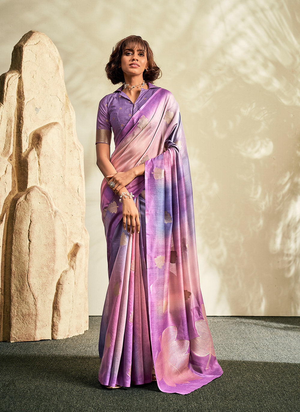 Handloom-Khadi Designer Saree | Festive Party Wear with Unique Weaving