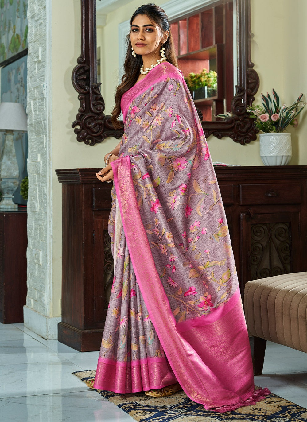 Designer Handloom Kotha Silk Saree | Festive Wedding Wear for Special Events