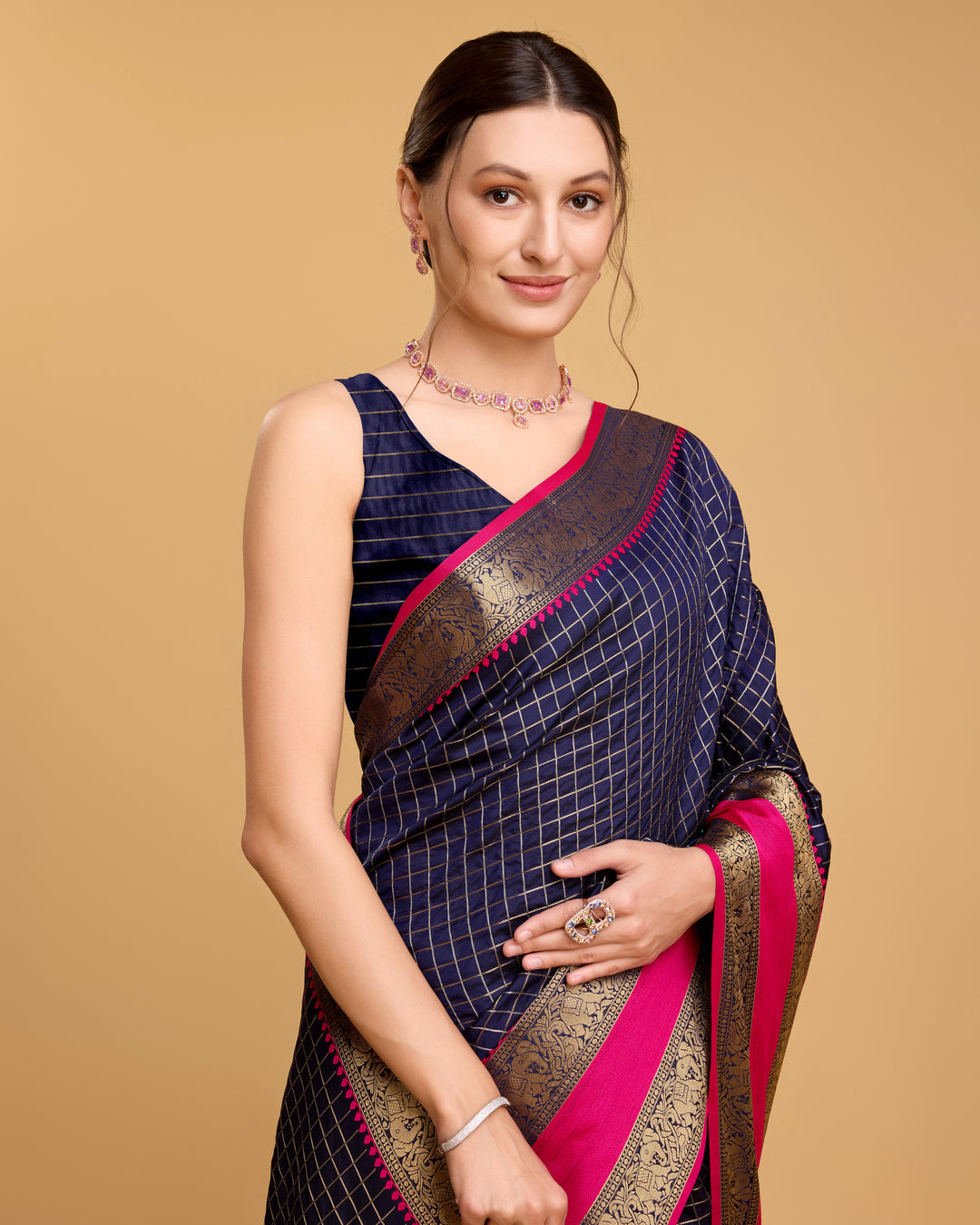 Designer Silk Saree with Jacquard Weaving | Perfect for Weddings and Festive Occasions