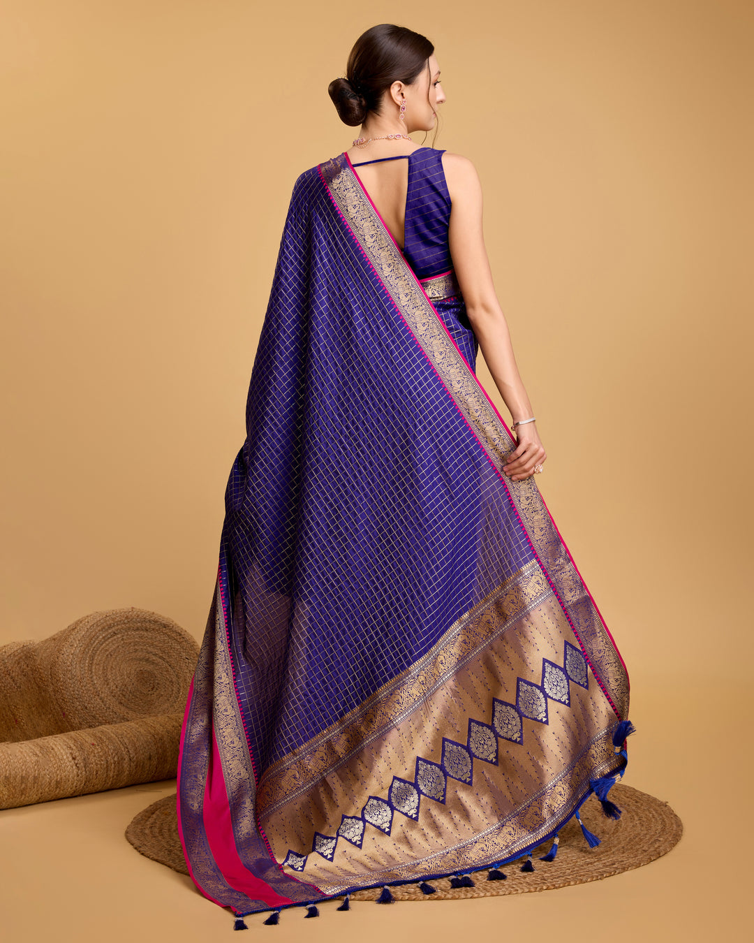 Designer Silk Saree with Jacquard Weaving | Perfect for Weddings and Festive Occasions