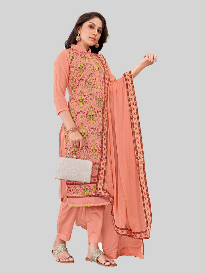 Stylish Kurti Set for Women | Chanderi Silk & Embroidery Festive Look