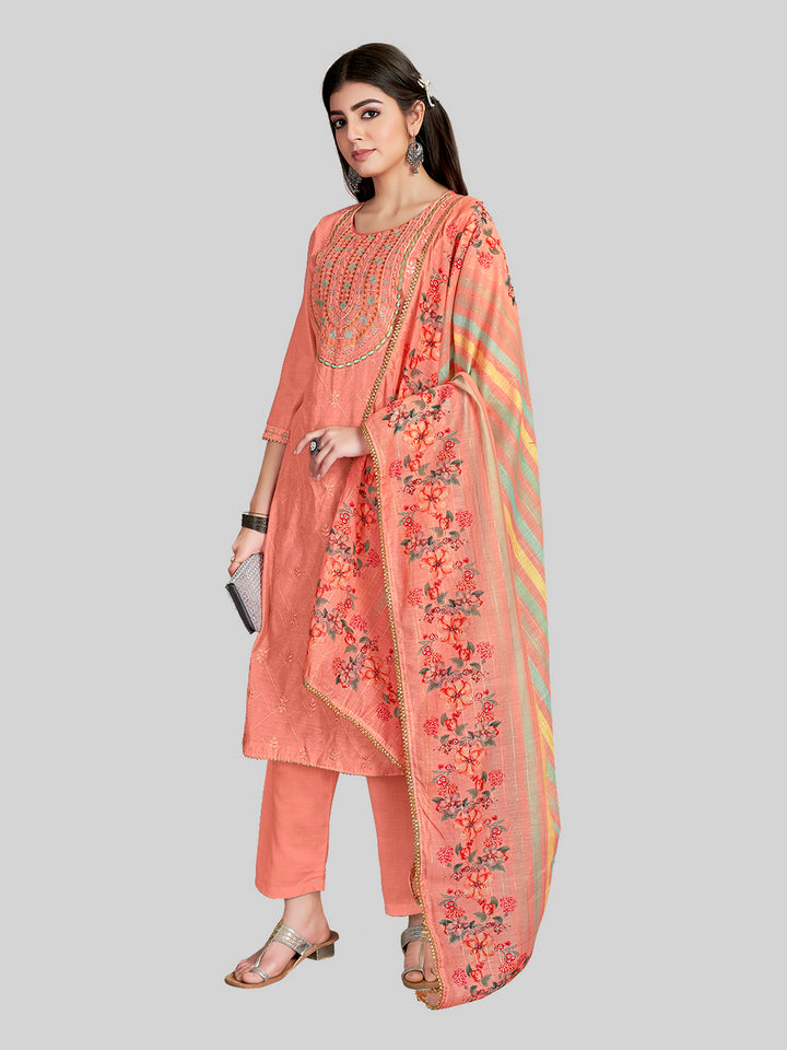 Stylish Kurti Set | Lurex Dupatta & Chanderi Silk Fabric | Wedding Party Wear