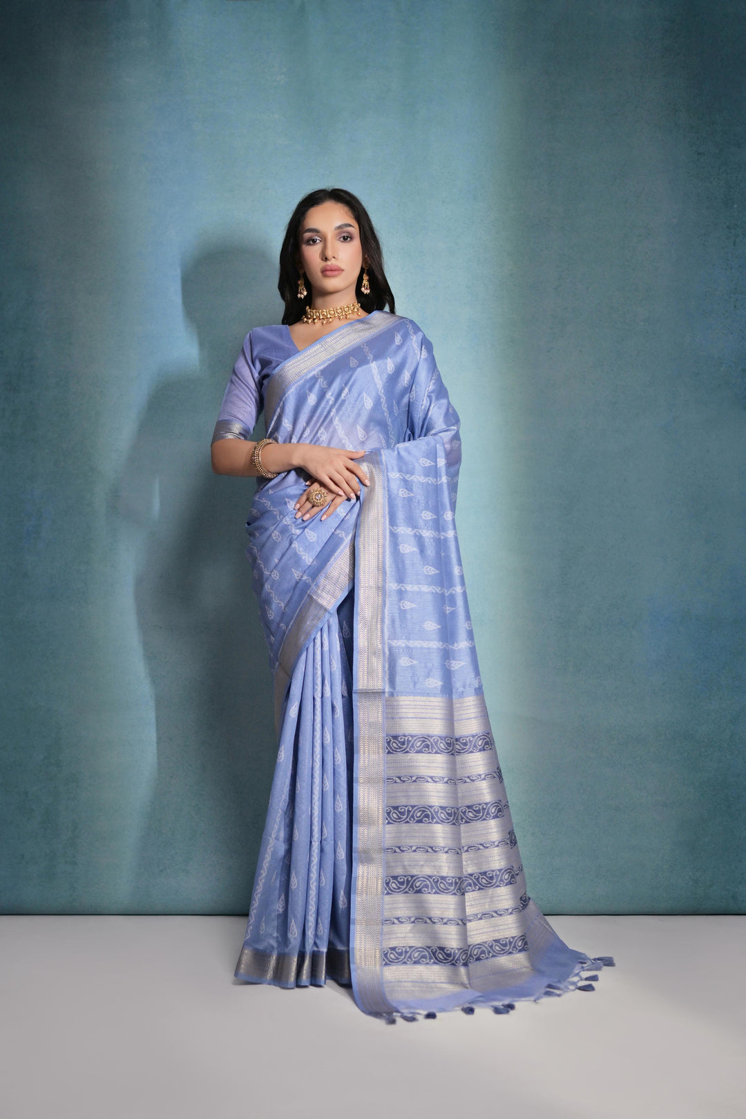 Tusser Silk Saree | Woven Ikkat Patola Designer for Weddings & Festive Events