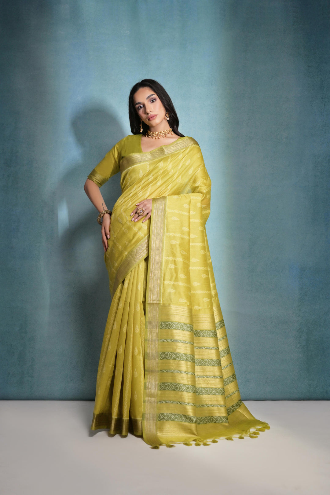 Tusser Silk Saree | Woven Ikkat Patola Designer for Weddings & Festive Events