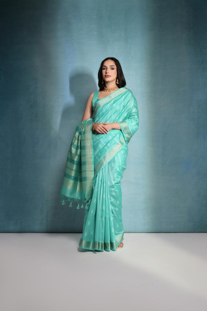 Tusser Silk Saree | Woven Ikkat Patola Designer for Weddings & Festive Events