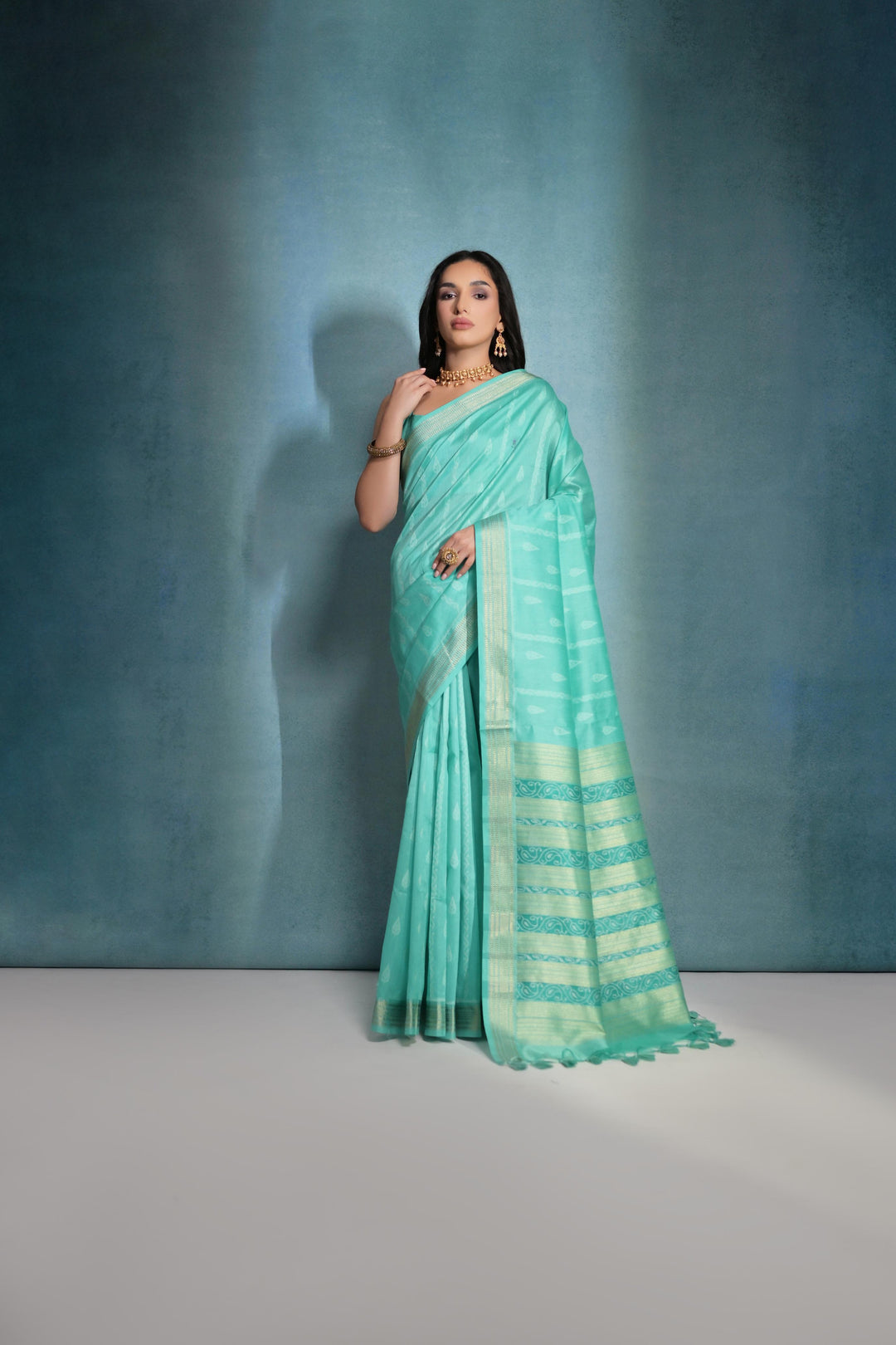 Tusser Silk Saree | Woven Ikkat Patola Designer for Weddings & Festive Events