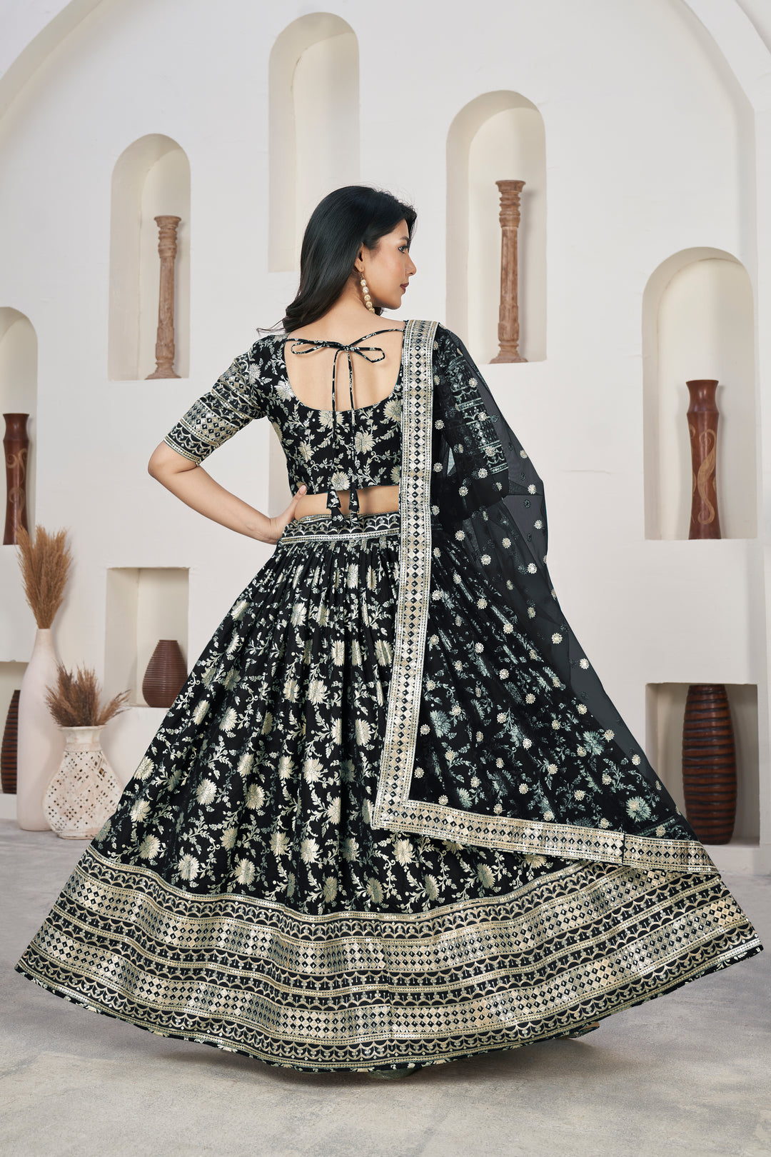 Dola Silk Weaving Jari Designer Lehenga | Elegant Wedding & Party Wear