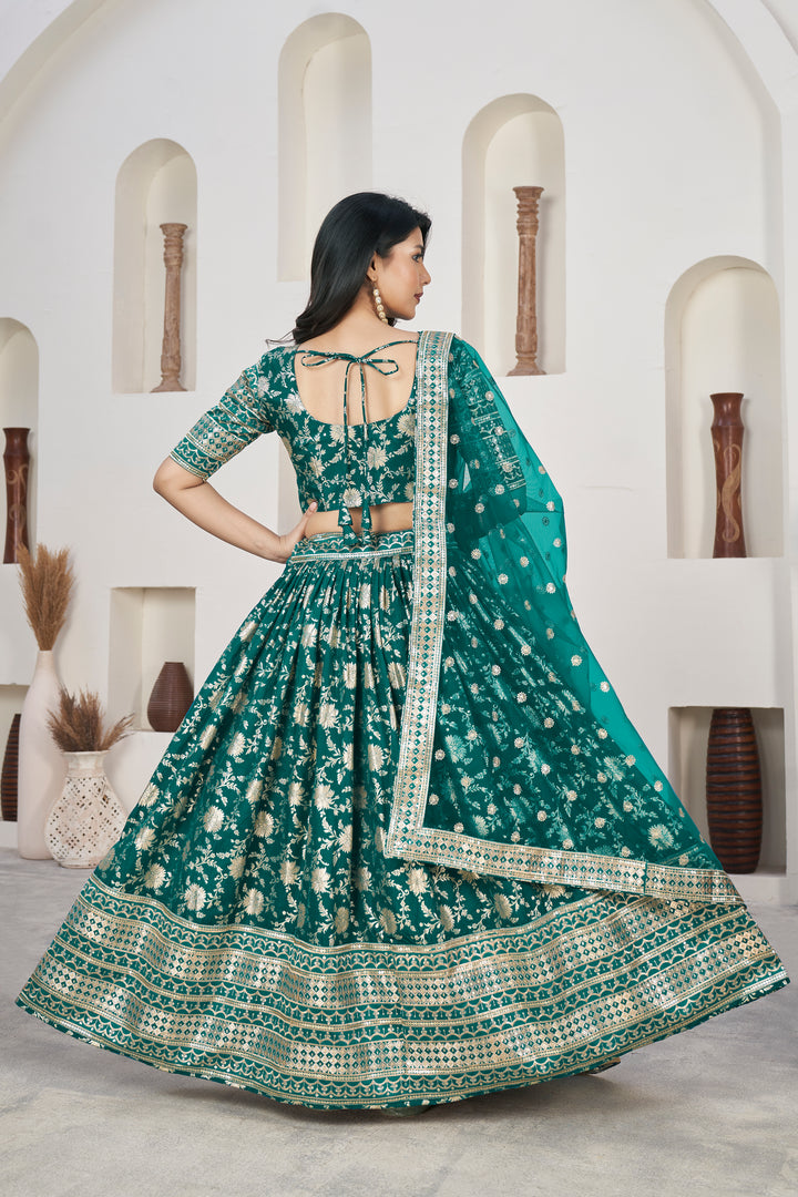 Dola Silk Weaving Jari Designer Lehenga | Elegant Wedding & Party Wear