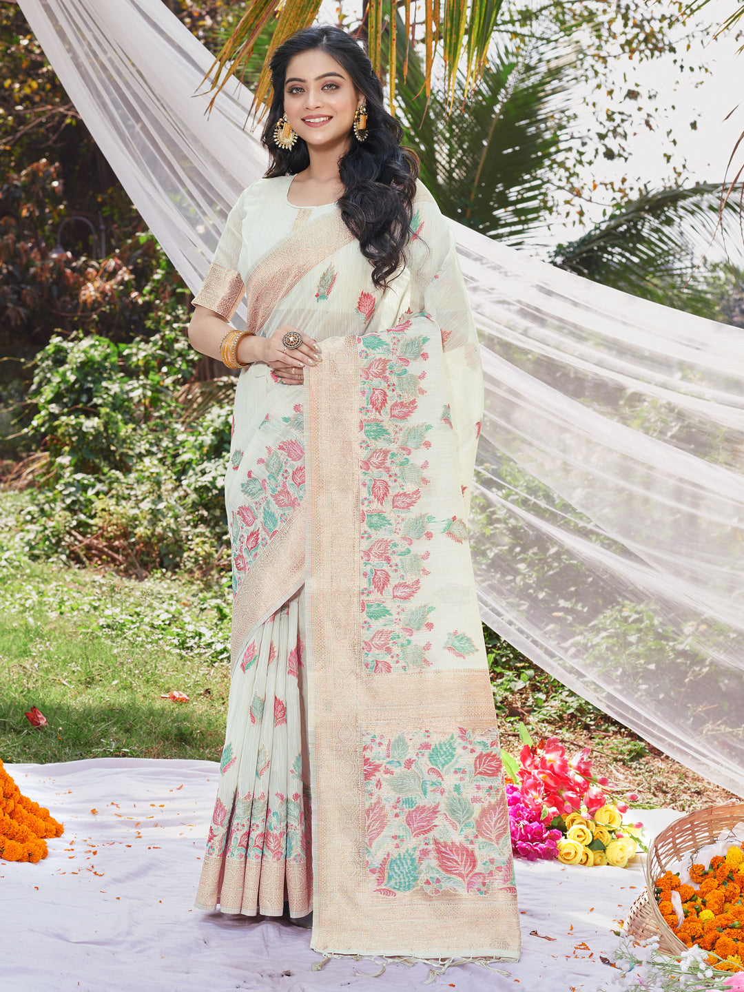 Designer Cotton Saree | Digital Printed for Special Events & Festivities