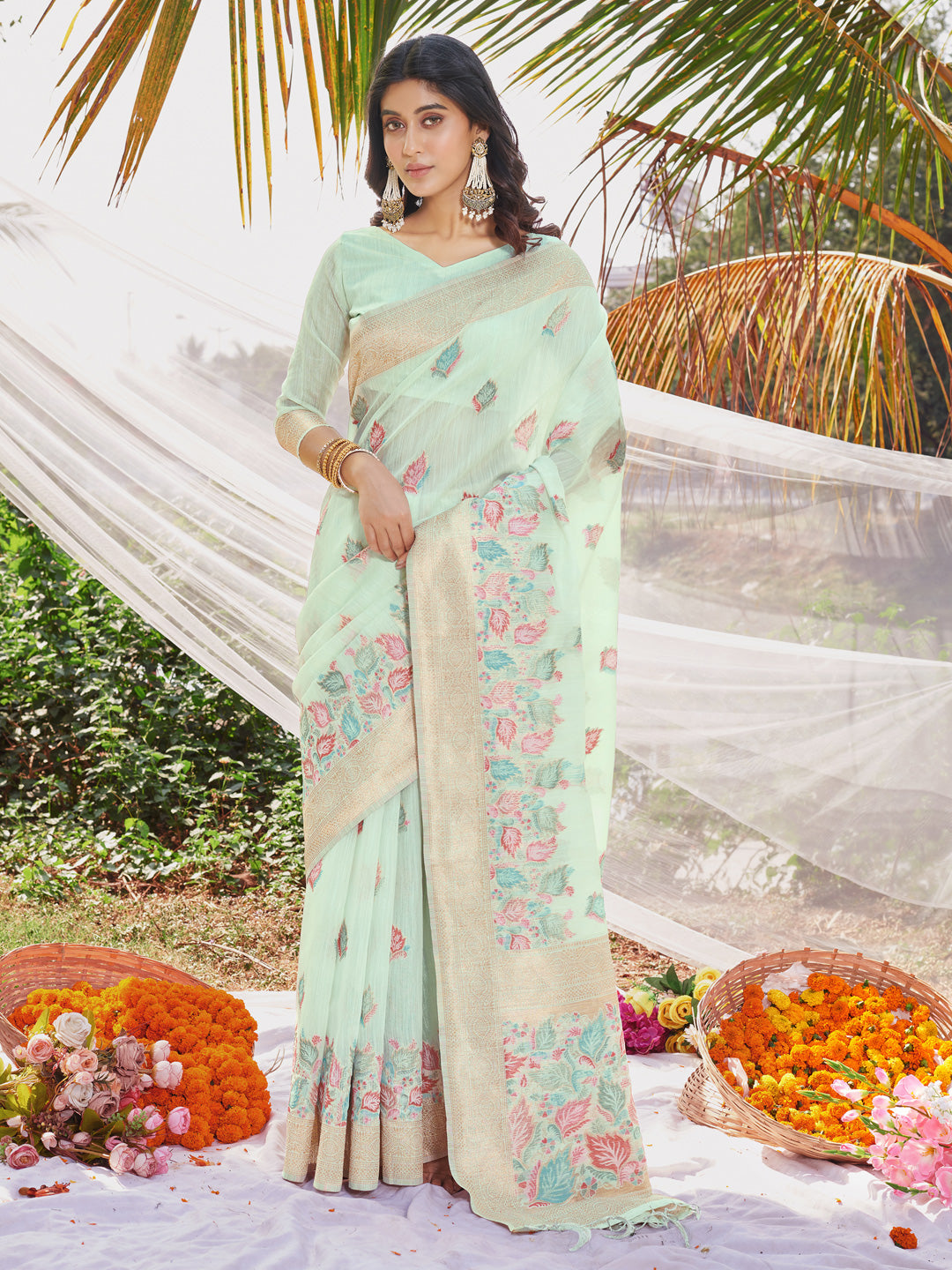 Designer Cotton Saree | Digital Printed for Special Events & Festivities