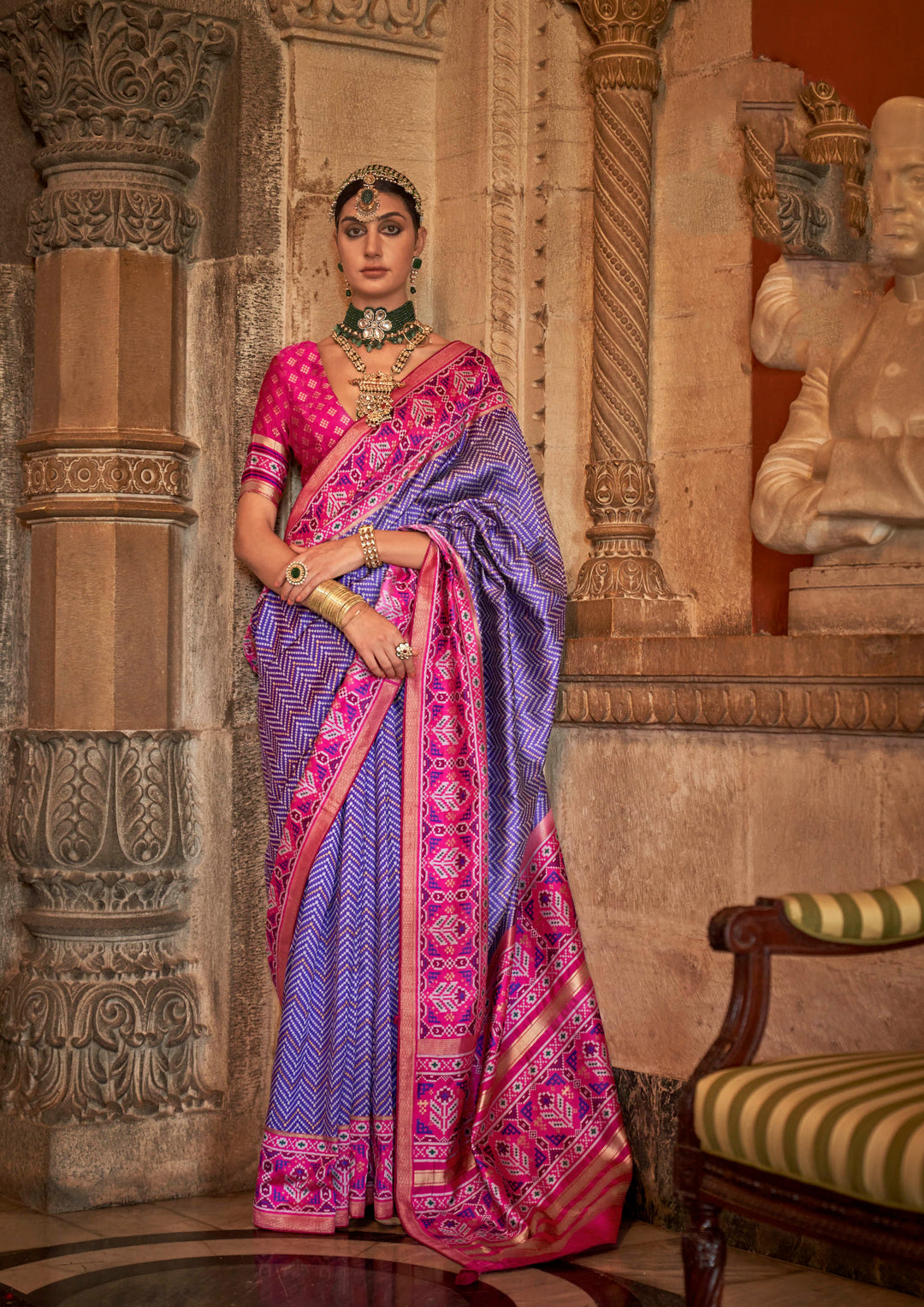 Luxurious s.v.p Silk, Banarasi Weaving Saree with | A Graceful Addition to Your Wardrobe