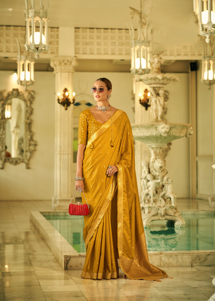 Exquisite Satin Silk Saree with | A Stylish and Sophisticated Choice