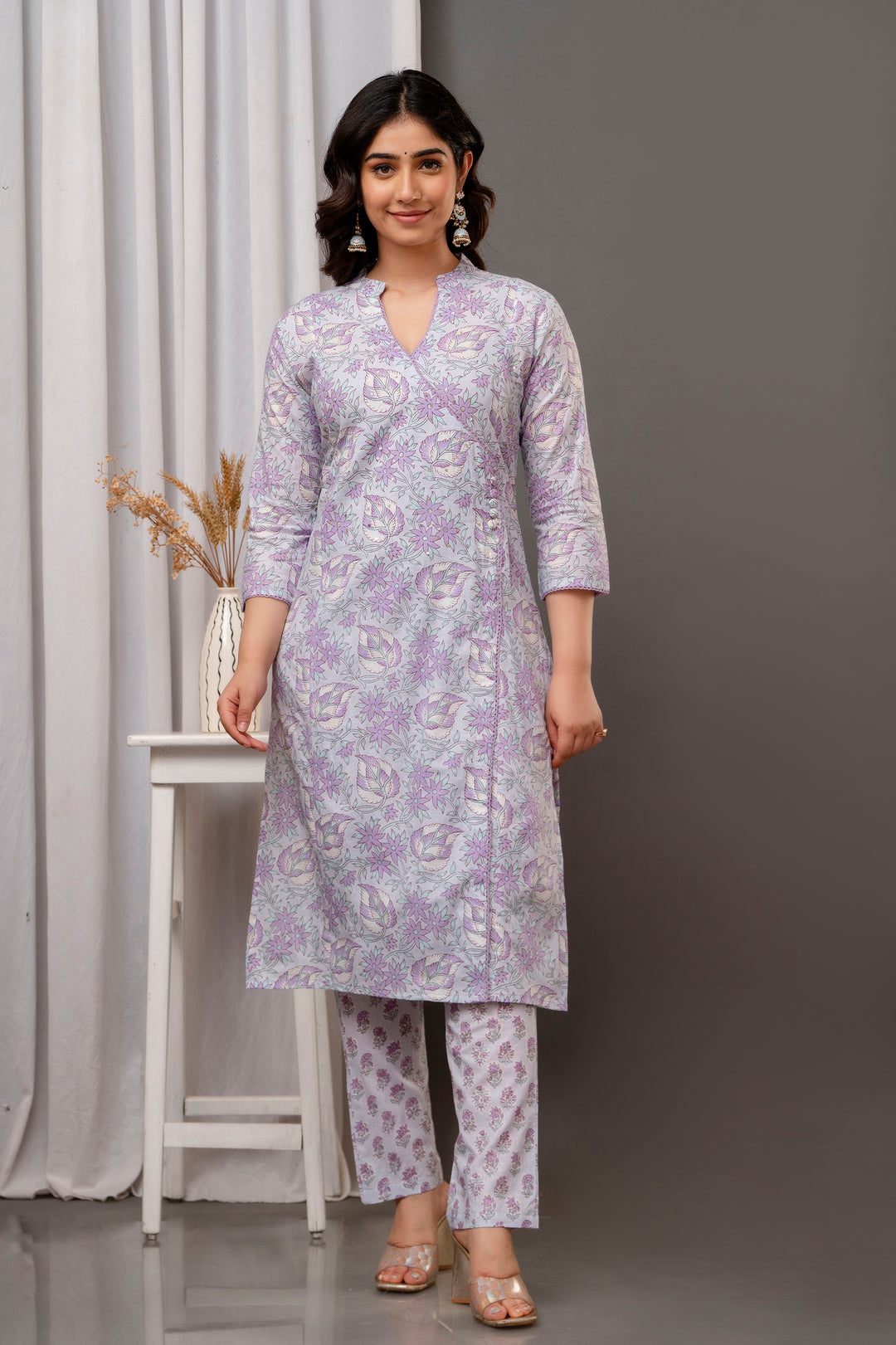 Designer Printed Cotton Suit | Handwork on Attractive Cotton Fabric