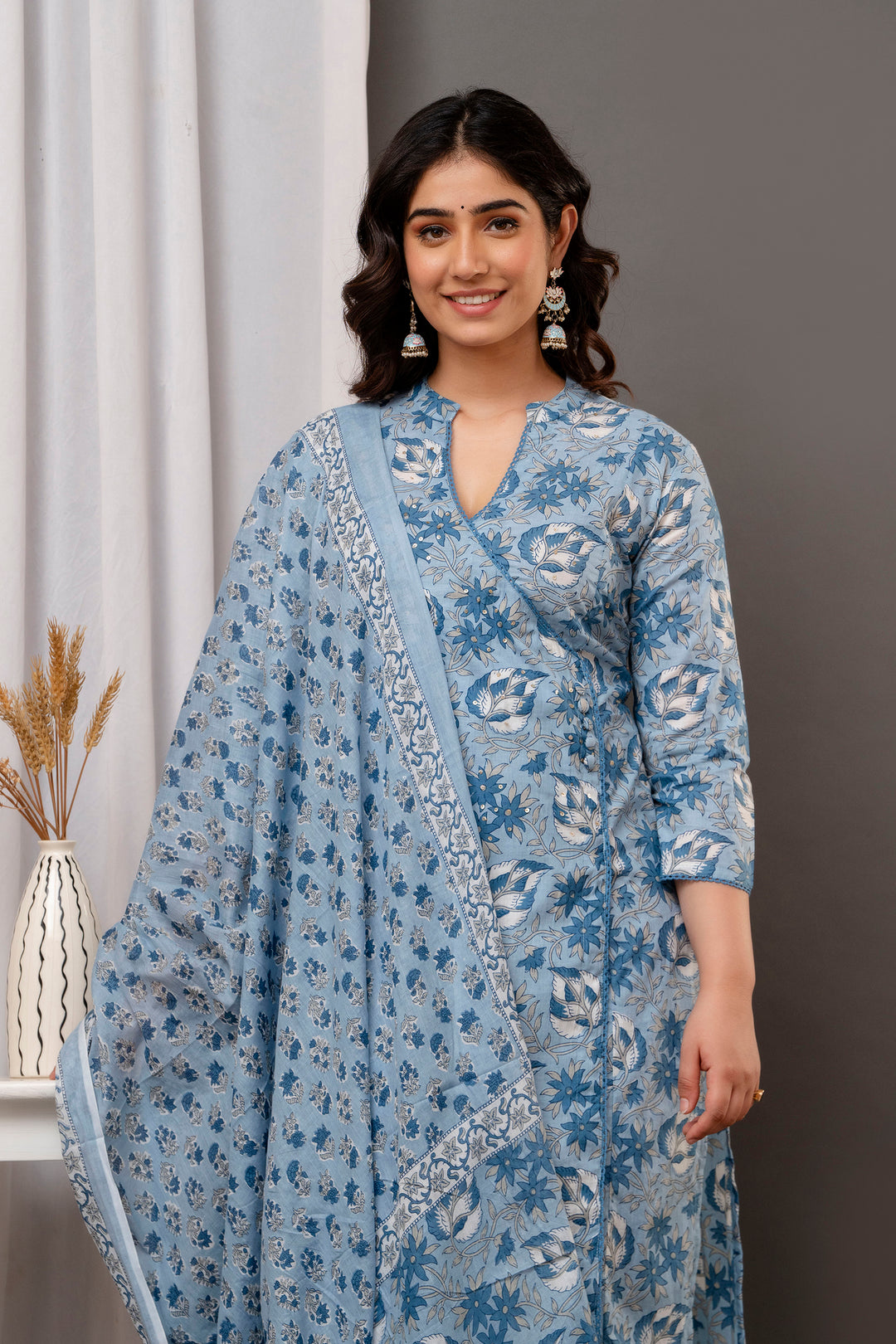 Designer Printed Cotton Suit | Handwork on Attractive Cotton Fabric