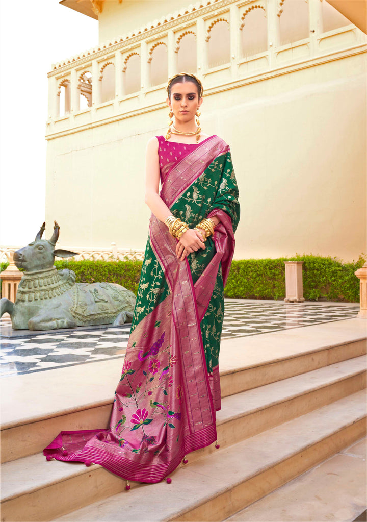 Breathtaking P V Silk Saree with | A Stylish and Sophisticated Choice