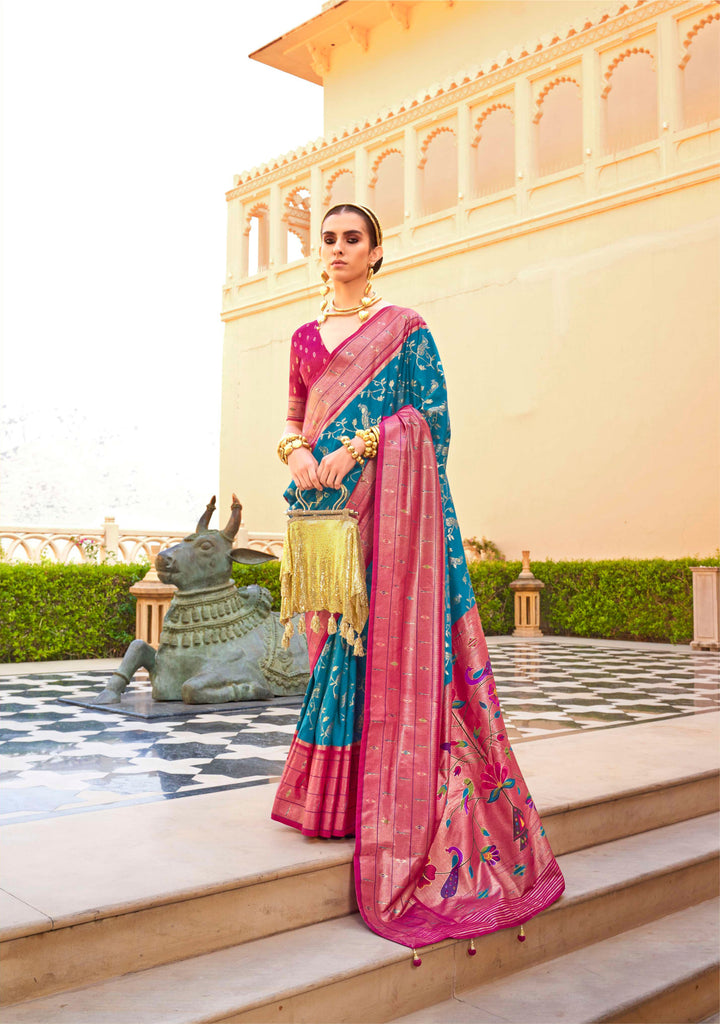 Breathtaking P V Silk Saree with | A Stylish and Sophisticated Choice