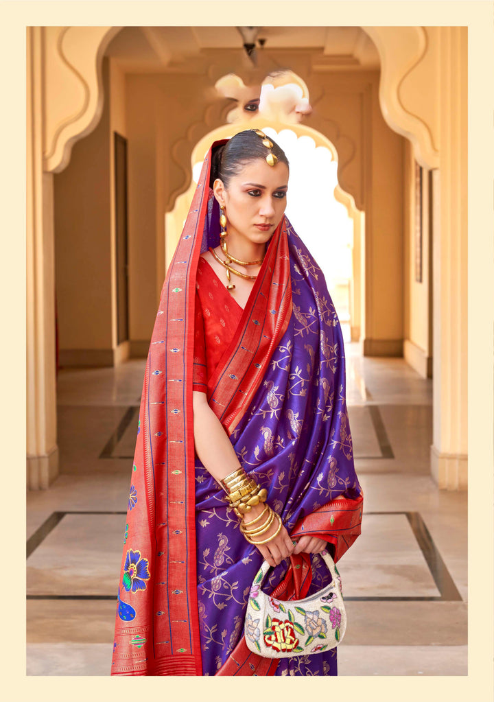 Breathtaking P V Silk Saree with | A Stylish and Sophisticated Choice