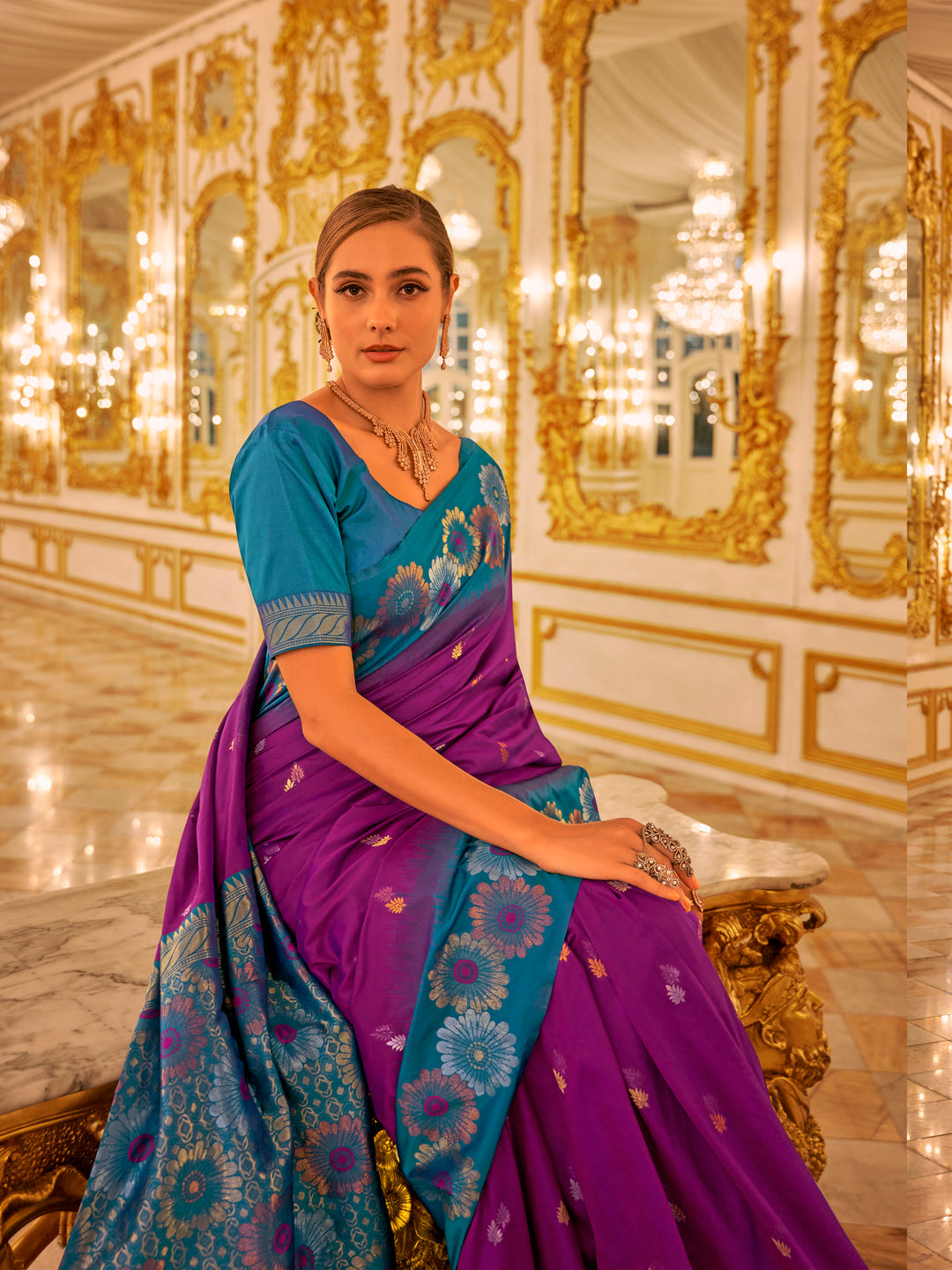 Elegant Banarasi Silk Saree | A Stylish and Sophisticated Choice