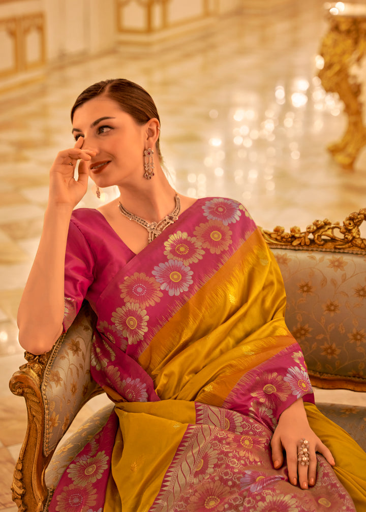 Elegant Banarasi Silk Saree | A Stylish and Sophisticated Choice