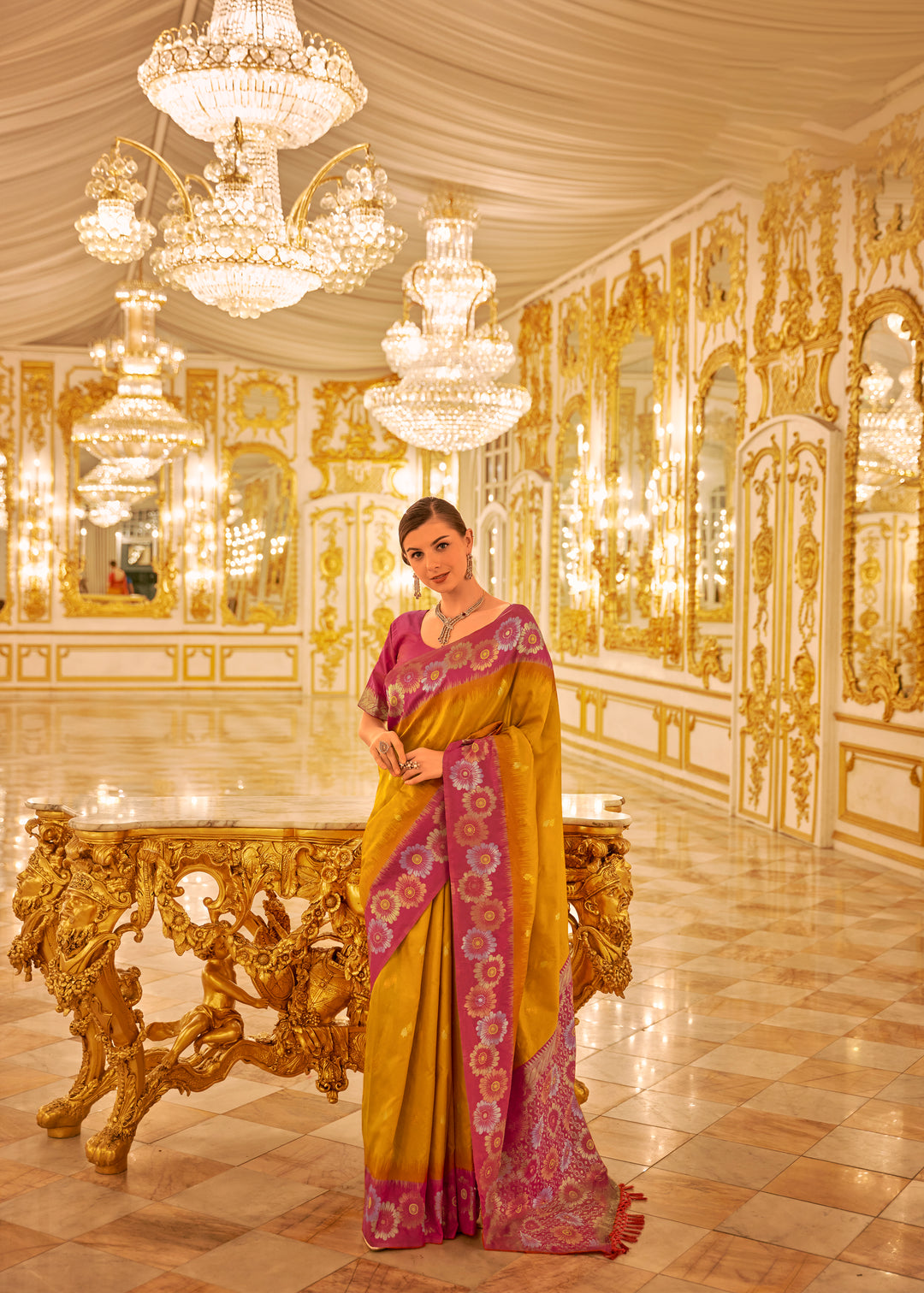 Elegant Banarasi Silk Saree | A Stylish and Sophisticated Choice