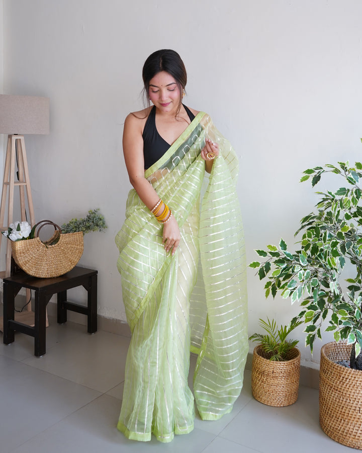 Radiant Organza Saree with | Perfect for Special Celebrations