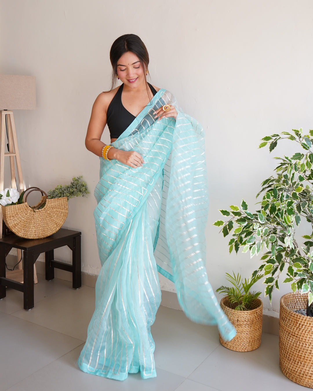 Radiant Organza Saree with | Perfect for Special Celebrations