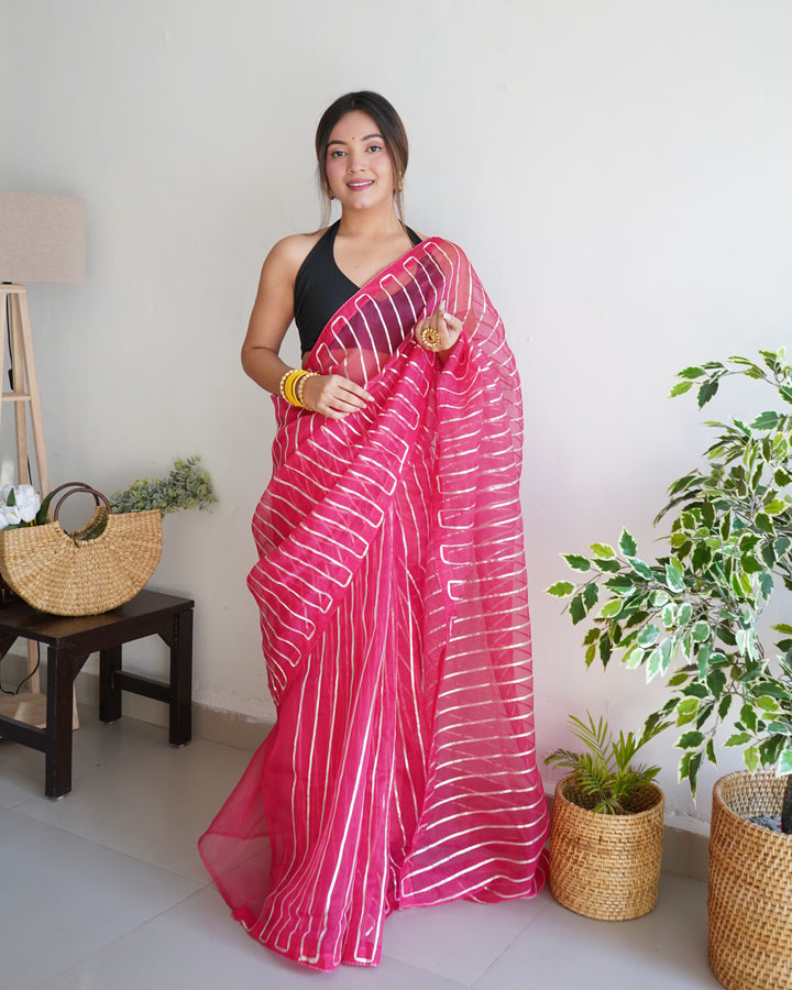 Radiant Organza Saree with | Perfect for Special Celebrations