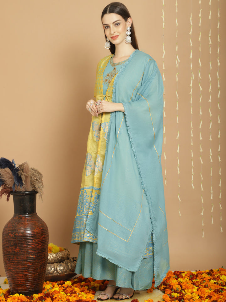 Designer Art Silk Sharara for Women | Elegant Traditional Wear for Weddings & Special Occasions