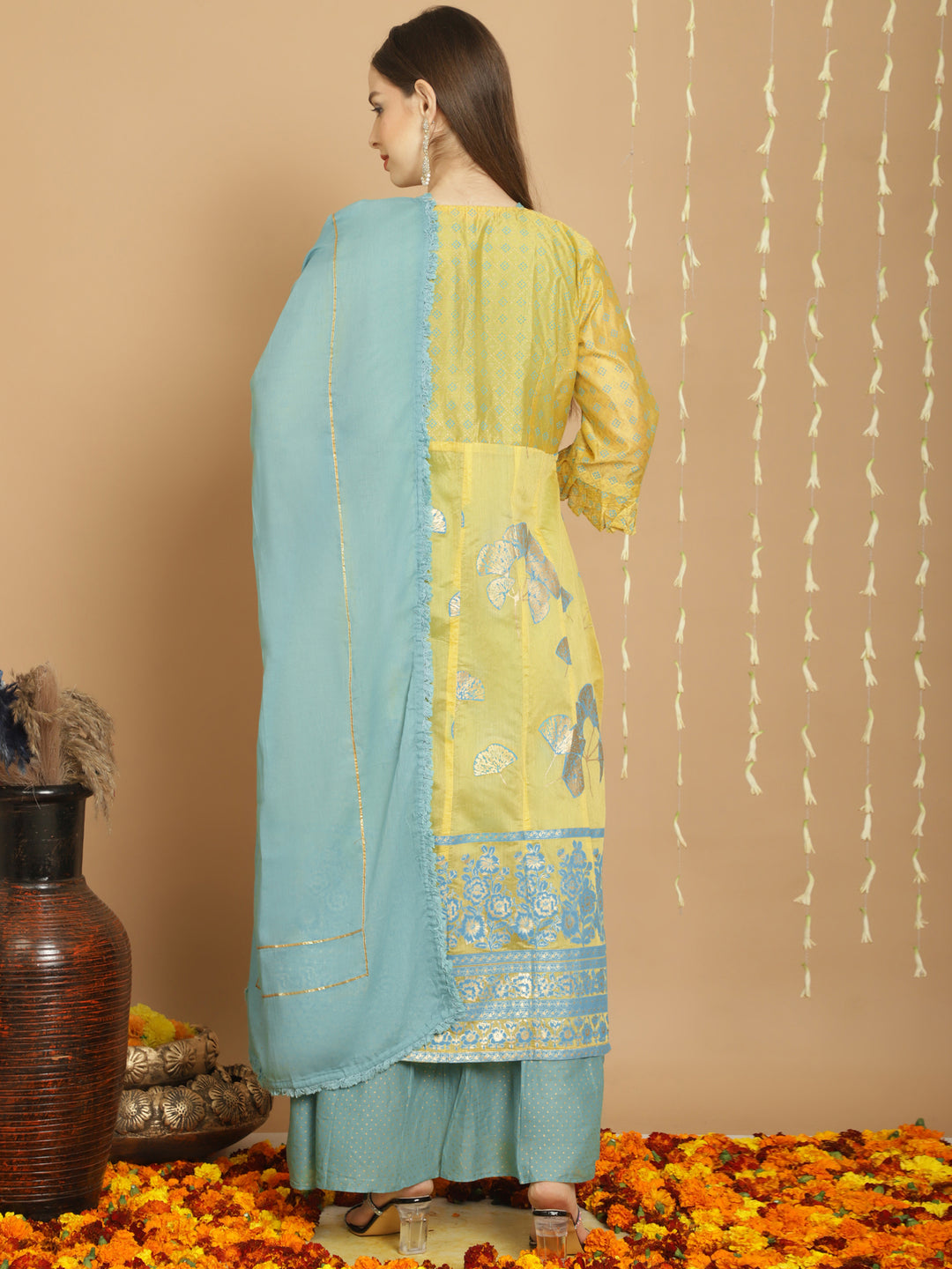 Designer Art Silk Sharara for Women | Elegant Traditional Wear for Weddings & Special Occasions