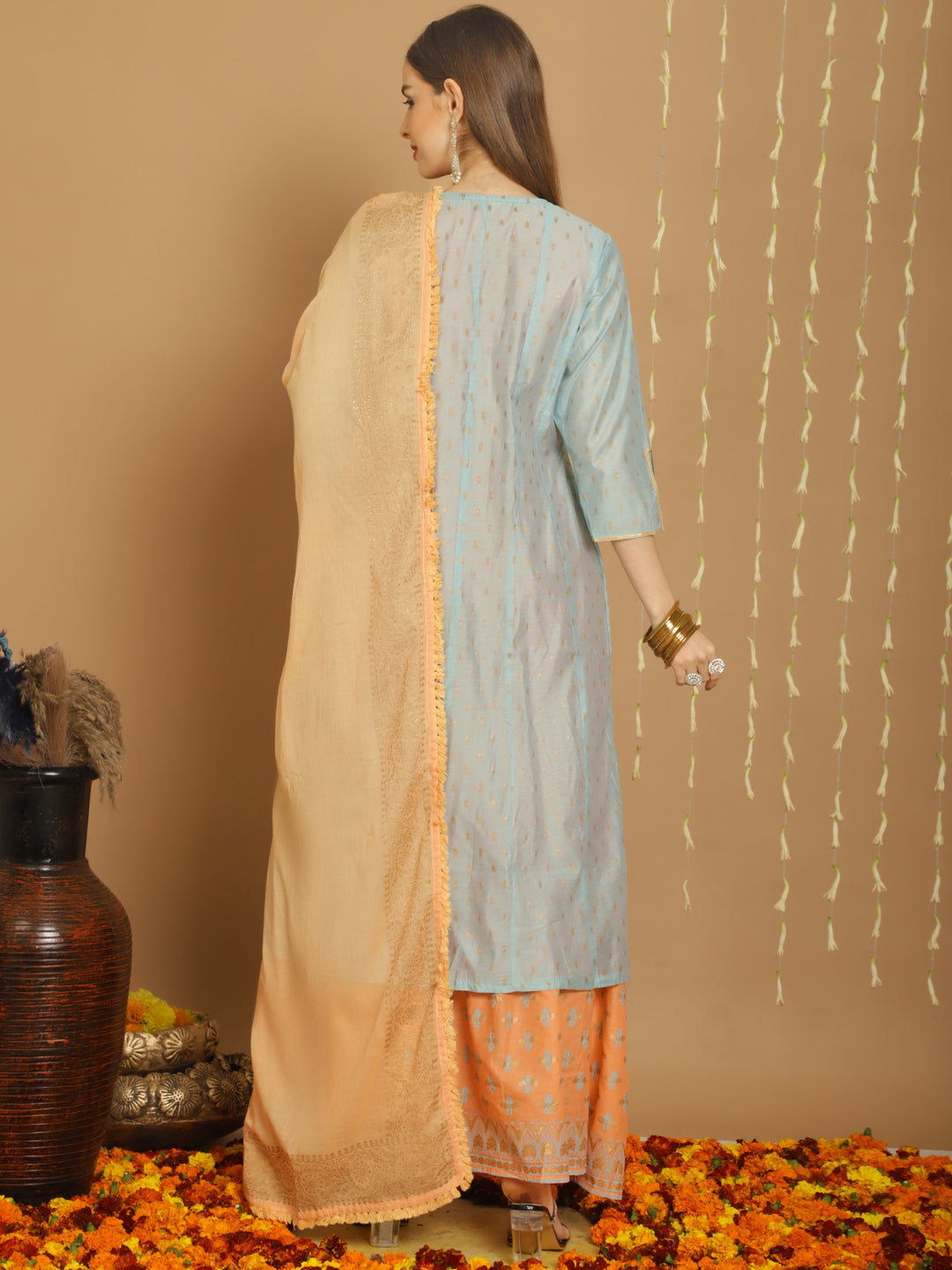 Designer Art Silk Sharara for Women | Elegant Traditional Wear for Weddings & Special Occasions