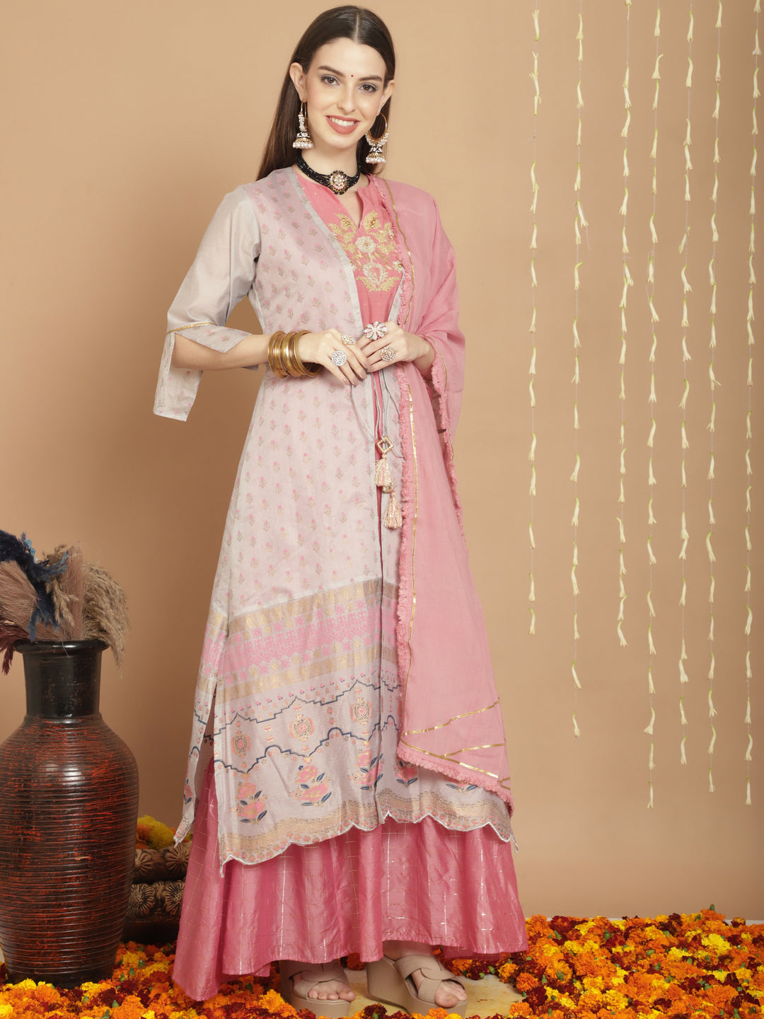 Designer Art Silk Sharara for Women | Elegant Traditional Wear for Weddings & Special Occasions